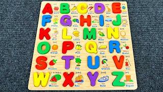 Best Learn ABC Puzzle  Preschool Toddler Learning Toy Video