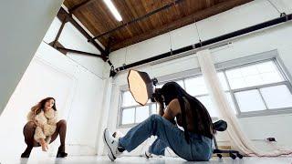 Shooting a Fashion Editorial • Behind The Scenes