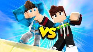 BaumBlau verärgert? haha - BAUMBLAU VS GOMME in Minecraft Bedwars