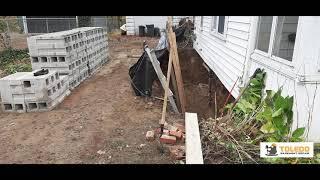 DryStackWallRebuild and WaterProofing - Toledo Basement Repair