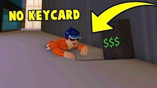 How To Rob the Bank Without a Keycard in Roblox Jailbreak NEW GLITCH