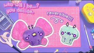 chat-design plushie stream - reversible MOTH experiment..