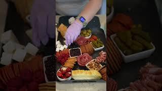 Do this for an easy charcuterie board #hosting #charcuterie