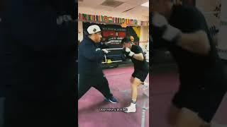 Brandon Moreno back in boxing gym with Jorge Capetillo 1 week after title fight #mma #ufc