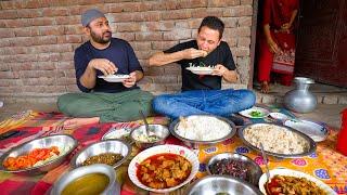 Unseen VILLAGE FOOD in Bangladesh HUGE LUNCH + Kulfi Malai in Rural Bangladesh