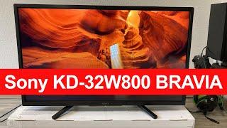 Sony KD-32W800 BRAVIA 81cm 32 Zoll Fernseher Android TV HDR Smart TV 2021 Modell  Unboxing