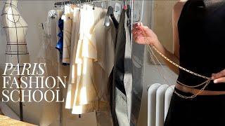 Paris Fashion School vlog  A day with fashion student Sinn