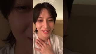 230826 샤이니 태민 인스타 라이브 SHINee Taemin Instagram Live