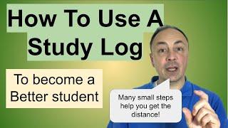 Study Log - How to use a study log to become a better student