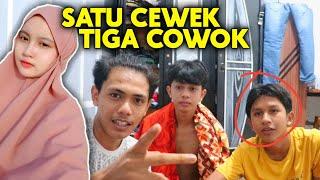 SATU CEWEK DITEMBAK TIGA COWOK DALAM SATU MALAM - PRANK INDONESIA