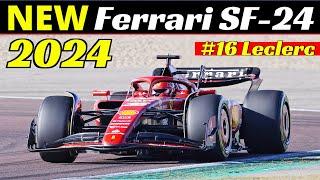 Charles Leclerc & NEW Ferrari SF-24 F1 - ShakedownFilming Day at Fiorano - February 14th 2024