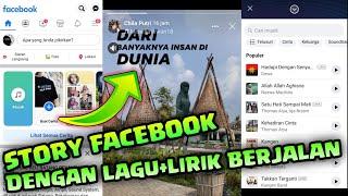 Cara Membuat Story Facebook dengan Lagu dan Lirik Berjalan