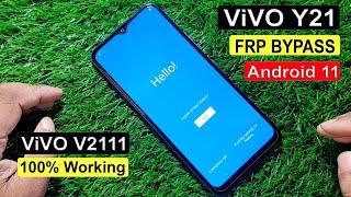 Vivo Y21 FRP Bypass & Reset Google Account & Vivo Y21 V2111 FRP Unlock Android 11 Latest Security