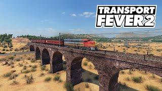 Transport Fever 2 - Междугородний пассажирский скоростной поезд #9
