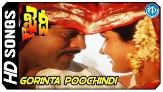 Gorinta Poosindi Video Song - Khaidi Movie  Chiranjeevi   Madhavi  K Chakravarthy