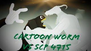 cartoon worm vs scp 4715  the demon born from a war 