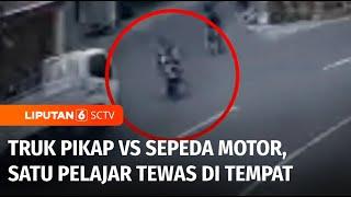 Kecelakaan Maut Pikap Tabrak Motor di Temanggung Dua Pelajar Terpental Satu Meninggal  Liputan 6