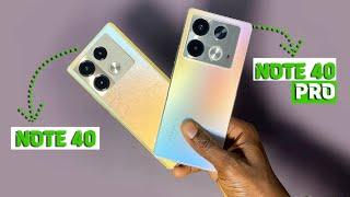 Infinix Note 40 vs Note 40 Pro Quick Review