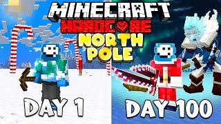 I Survived 100 Days in the North Pole in Minecraft... Heres What Happened