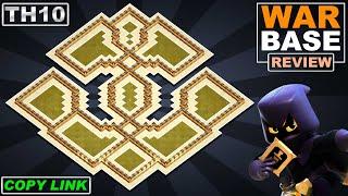 NEW TH10 War Base 2022  COC Town Hall 10 TH10 War Base COPY LINK - Clash of Clans