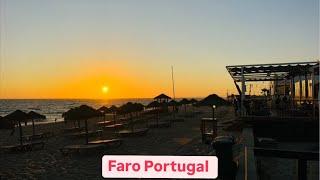  закат на пляже в ПОРТУГАЛИИ Faro Portugal 10.09.2024