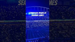 What happens during commercial breaks at #nfl games  #seahawks #football