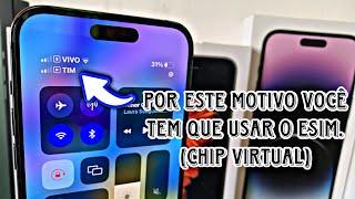 Por este motivo você tem que usar o eSIM Chip virtual 