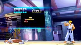 【M.U.G.E.N.】Ken VS. Chun-Li 60 FPS