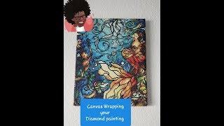 Framing a Diamond Painting *Canvas Stretching Wrapping*