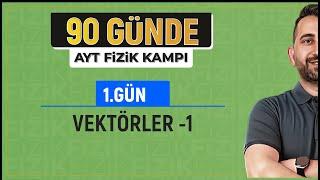 Vektörler konu anlatımı -1  1.Gün 1.Video  2025 AYT Fizik kampı