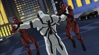 Anti Venom Vs Spider Man Vs Carnage.