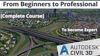 Civil 3D Complete Course in Detail  Beginner to Advance complete Course