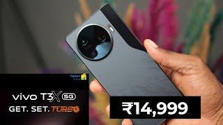 Vivo T3X 5G - Official India Launch Vivo T3X Price in India & Specs best phone under 15000 in 2024
