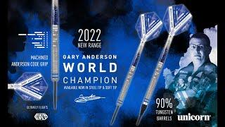 World Champion Gary Anderson Phase 5 Steel Tip Dart Set 90% Tungsten