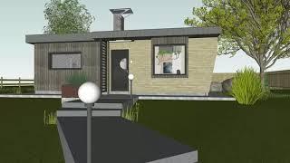 Tiny House Fly Through Sketchup Animation