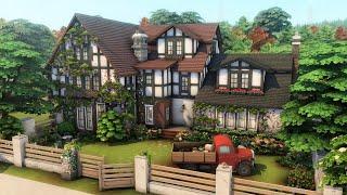 Large Familys Tudor Mansion  SIMS 4 Stop Motion Build  No CC