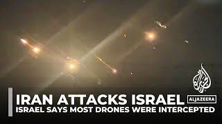 Iran attacks Israel Tel Aviv says ‘majority’ of drones missiles were intercepted