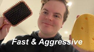 ASMR Fast & Aggressive Chaotic Triggers *MAJOR LOFI TINGLES*