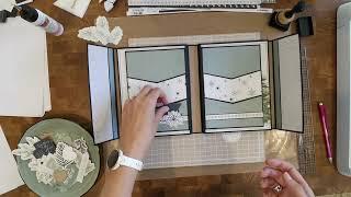 Decorating part 4 - Mint&Mistletoe folio - Latte project 1