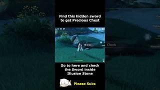 Find this Hidden Sword for Chest #shorts #genshinshorts #genshinimpact #genshin #hiddenchest #chest