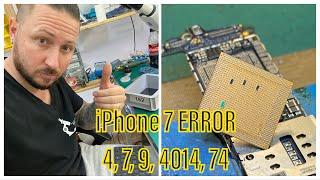 MASTERWORK - iPHONE 7 ERROR 2 - ERROR 9 - ERROR 4014 - ERROR 4 - ERROR 47 - BIG SOLUTION