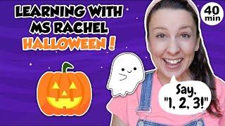 Learning with Ms Rachel Halloween  Videos for Toddlers  Kids Songs  Wheels on The Bus  Speech