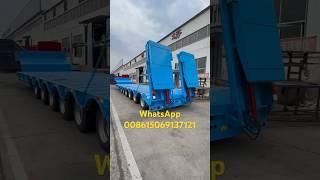 Made in China 6 axle 100 tons low bed semitrailer for sale