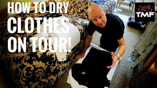 How to dry your clothes on a long trip