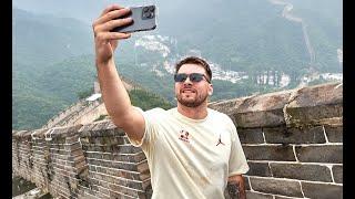 Luka Dončić Visits Great Wall of China on Jordan Brand Tour Interacts with Fans in Beijing