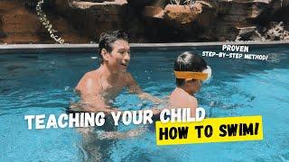 How to SWIM Teach your child TODAY  Children Swimming Lesson #swimming
