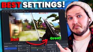 How To Record Gameplay On PC With OBS Best Settings Resolutions and MORE