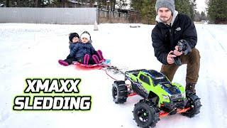 Traxxas Xmaxx 8S Sledding