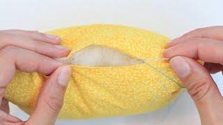 Sewing Skill Builder SLIP STITCH INVISIBLE STITCH LADDER STITCH. How to sew tutorial. Hand sewing