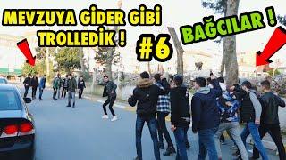 TOPLUCA İNSANLARIN ÜSTÜNE KOŞMA ŞAKASI İLE TROLLEDİK 6  Bağcılar